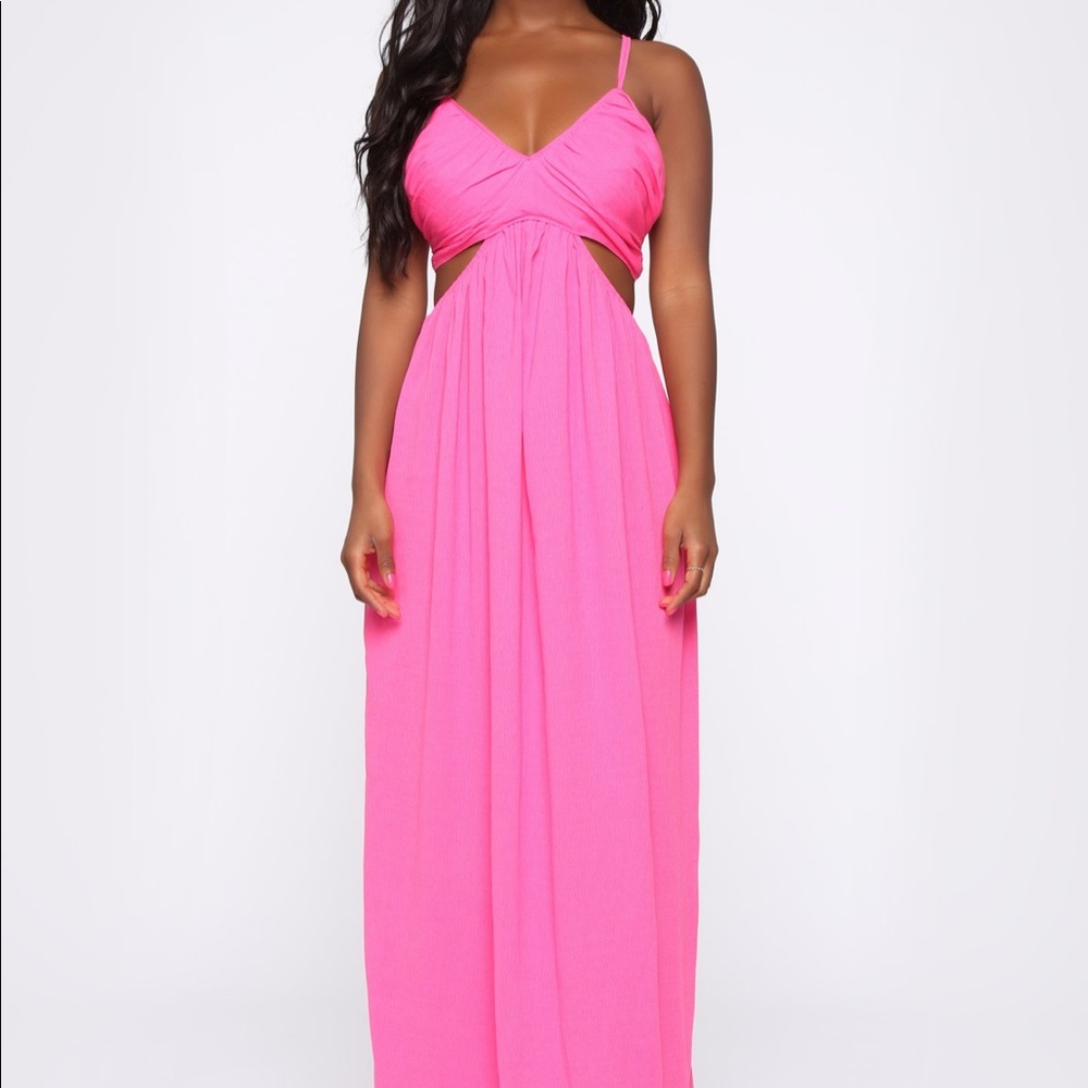 Hot Pink Maxi Dress